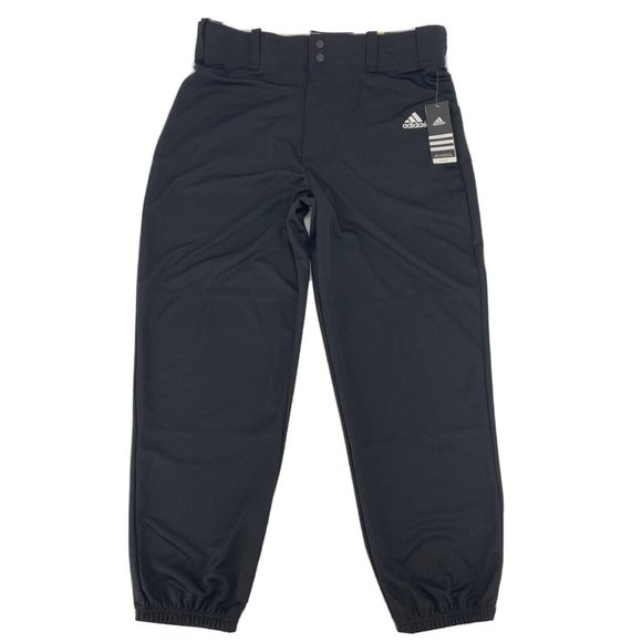 Men's adidas Climalite Traditional‎ Baseball Softball Pants Black Large NWT - Picture 1 of 6